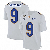 Pittsburgh Panthers 9 Jordan Whitehead White 150th Anniversary Patch Nike College Football Jersey Dzhi,baseball caps,new era cap wholesale,wholesale hats